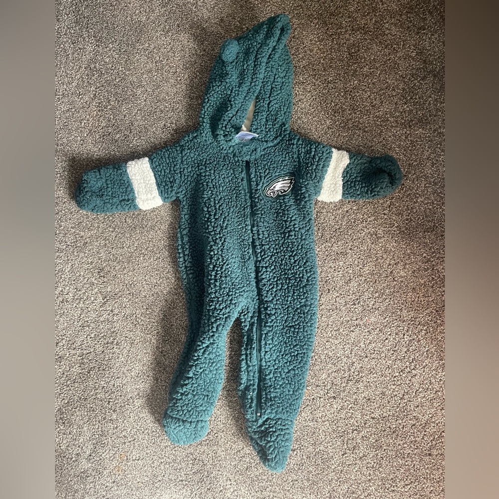 EAGLES BABY FLEECE ONE PIECE